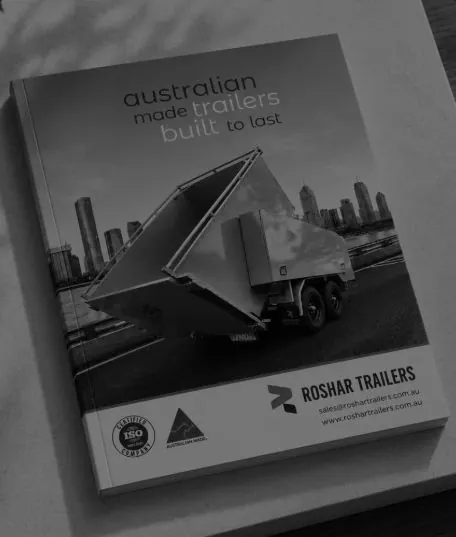 Printed brochure cover design